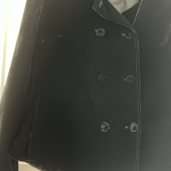 JJill black velvet blazer ! Great for holidays - Picture 2 of 3